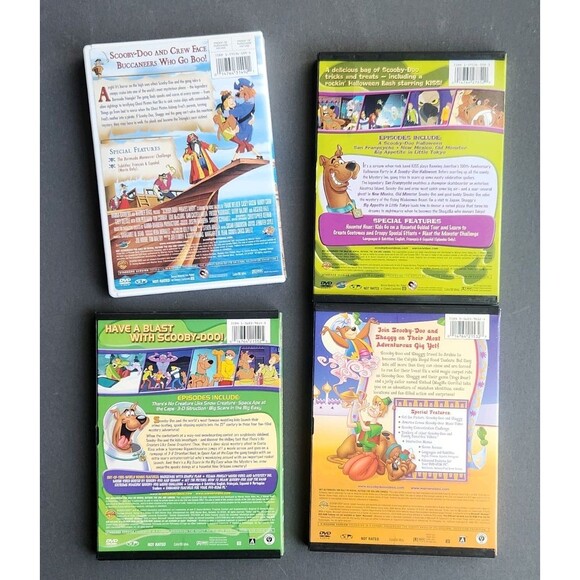 Scooby-doo Lot of 4 DVDS Monster Matinee/Arabian Nights/Pirates Ahoy/Space Ape - Picture 7 of 11